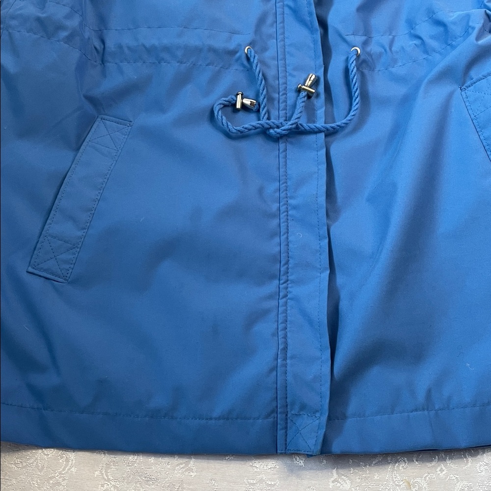 Lands' End Women's Utility Jacket in Vibrant Blue.  Size M. - Picture 4 of 7